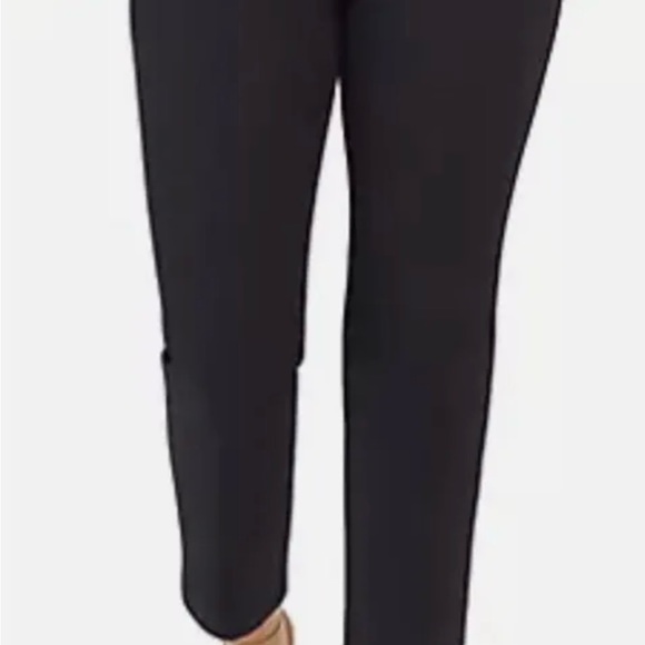 NWT New Spanx On-the-Go Ankle Slim Straight Pants in BLACK, Plus Size 2X Tall - Picture 7 of 9